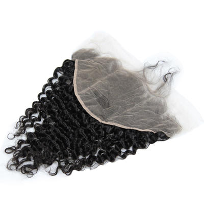 Deep Wave Lace Frontal Brazilian Human Hair  Ear To Ear Lace Frontals