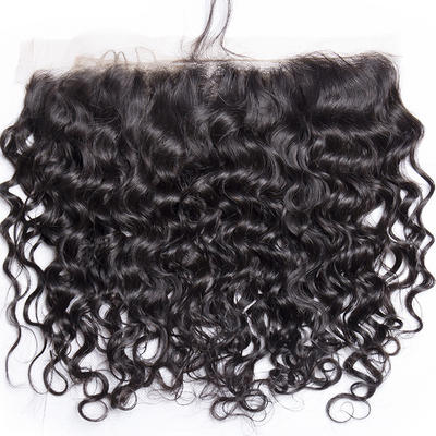 Natural Wave Lace Frontal Brazilian Human Hair  Ear To Ear Lace Frontals
