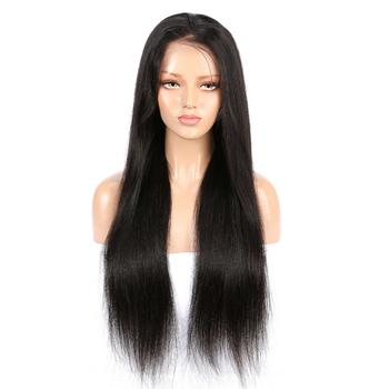 Parksonhair Straight Human Hair Lace Front Wigs Unprocessed Brazilian Human Hair