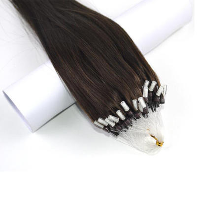 Remy Human Natural Hair Extensions Straight  Micro Loop Ring Hair Extension