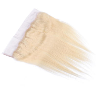 613 Blond Brazilian Human Hair Straight Lace Frontal