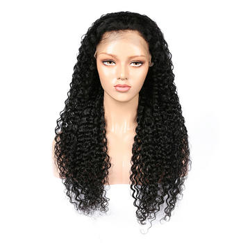 Parksonhair Deep Curly Full Lace Wigs Human Hair Brazilian Hair