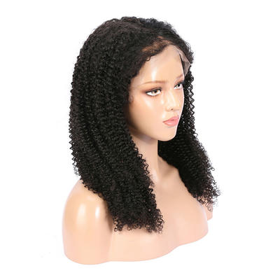 Parksonhair Kinky Curly Lace Front Wigs Unprocessed For  Brazilian women