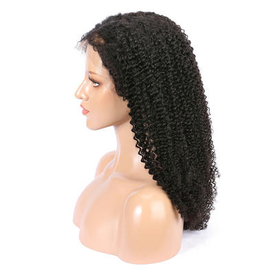 Parksonhair Kinky Curly 360 Lace Wigs Unprocessed Brazilian Hair Wig